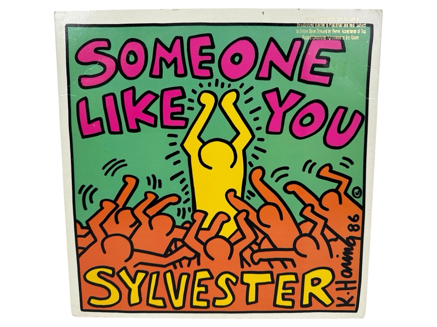 Iconic Album Cover For 'Someone Like You' Promo Copy Dance Single By Sylvester Featuring Artwork By Celebrated Artist Keith Haring [Photo 1]