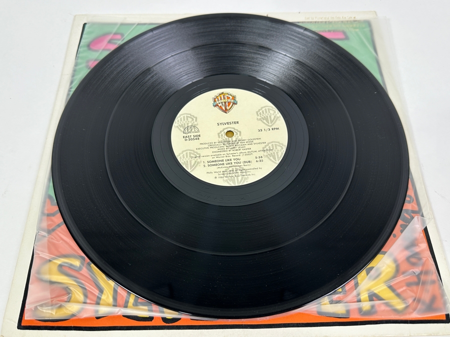 Iconic Album Cover For 'Someone Like You' Promo Copy Dance Single By Sylvester Featuring Artwork By Celebrated Artist Keith Haring [Photo 9]