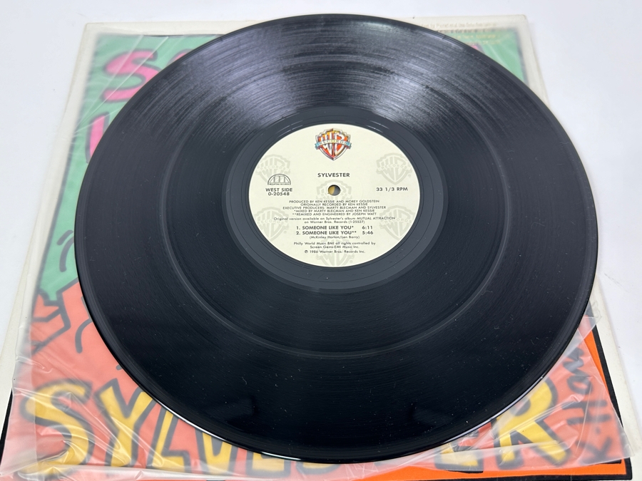 Iconic Album Cover For 'Someone Like You' Promo Copy Dance Single By Sylvester Featuring Artwork By Celebrated Artist Keith Haring [Photo 7]