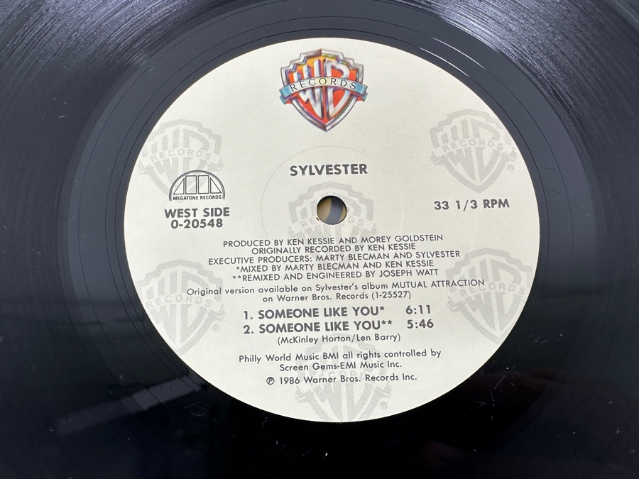 Iconic Album Cover For 'Someone Like You' Promo Copy Dance Single By Sylvester Featuring Artwork By Celebrated Artist Keith Haring [Photo 8]