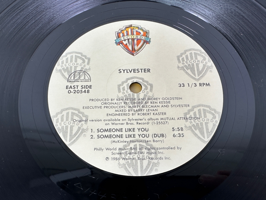 Iconic Album Cover For 'Someone Like You' Promo Copy Dance Single By Sylvester Featuring Artwork By Celebrated Artist Keith Haring [Photo 10]