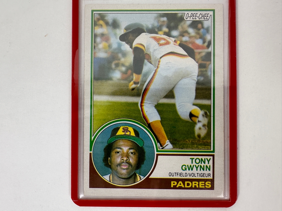 1983 Tony Gwynn (HOF) San Diego Padres O-PEE-CHEE Rookie Baseball Card [Photo 3]