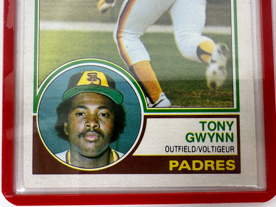 1983 Tony Gwynn (HOF) San Diego Padres O-PEE-CHEE Rookie Baseball Card [Photo 4]