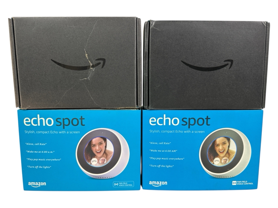 (4) Amazon Echo Spots