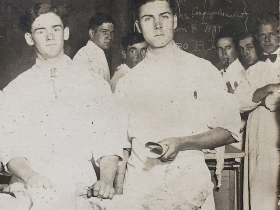 1914 Vintage Photograph Medical Students Cadaver Dissection [Photo 7]