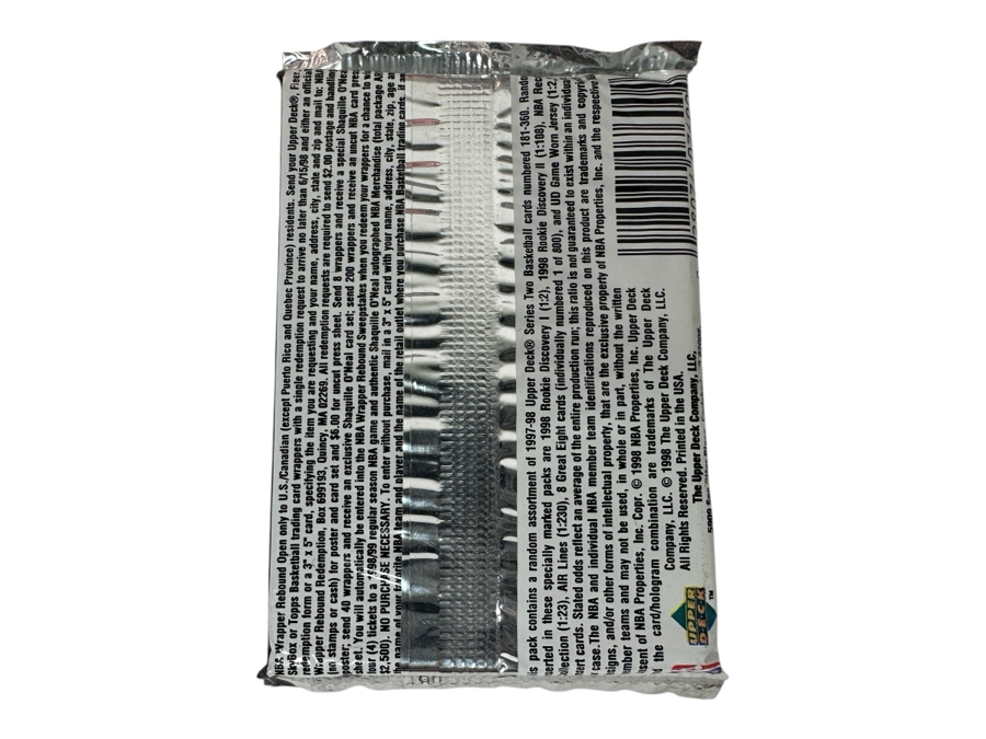 1997-98 Upper Deck Series Two Basketball Cards - 14 Cards - May Contain Ultra-Rare Michael Jordan Signed Game Jersey Card (GJ13S) That Sold For $1.4M - Read Details Page Before Bidding - Pack #2 [Photo 2]