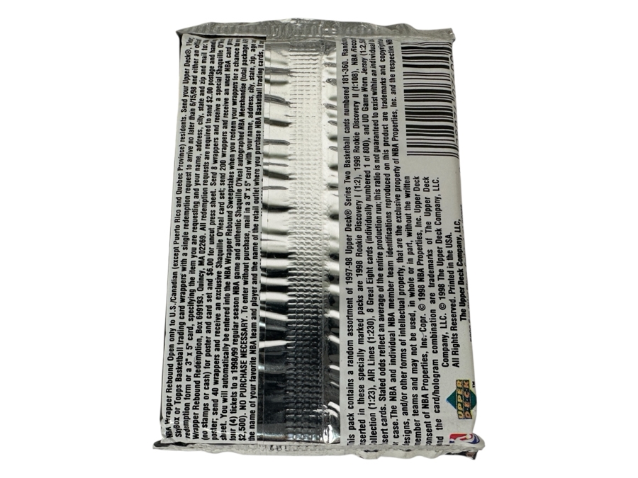 1997-98 Upper Deck Series Two Basketball Cards - 14 Cards - May Contain Ultra-Rare Michael Jordan Signed Game Jersey Card (GJ13S) That Sold For $1.4M - Read Details Page Before Bidding - Pack #5 [Photo 2]