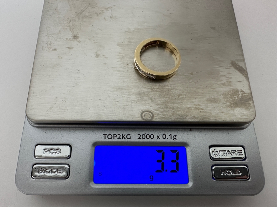 14k Gold Diamond Ring Set With (20) 2X1 Straight Baguette Diamonds Est. .60cttw Size 7.5 3.3g Retails $1,800 [Photo 11]