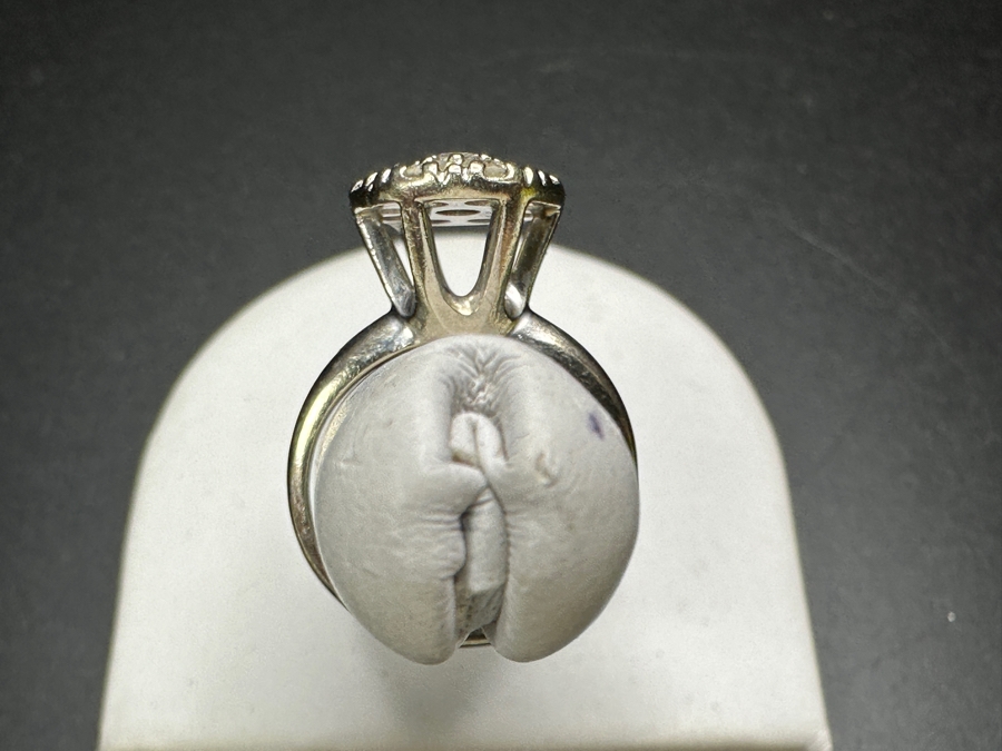 14k Gold Diamond Ring With (1) 3.5mm Round Brilliant Diamond & (8) 2.5mm Round Brilliant Diamonds Size 5 3.4g Est. 1cttw Retails $2,400 [Photo 11]