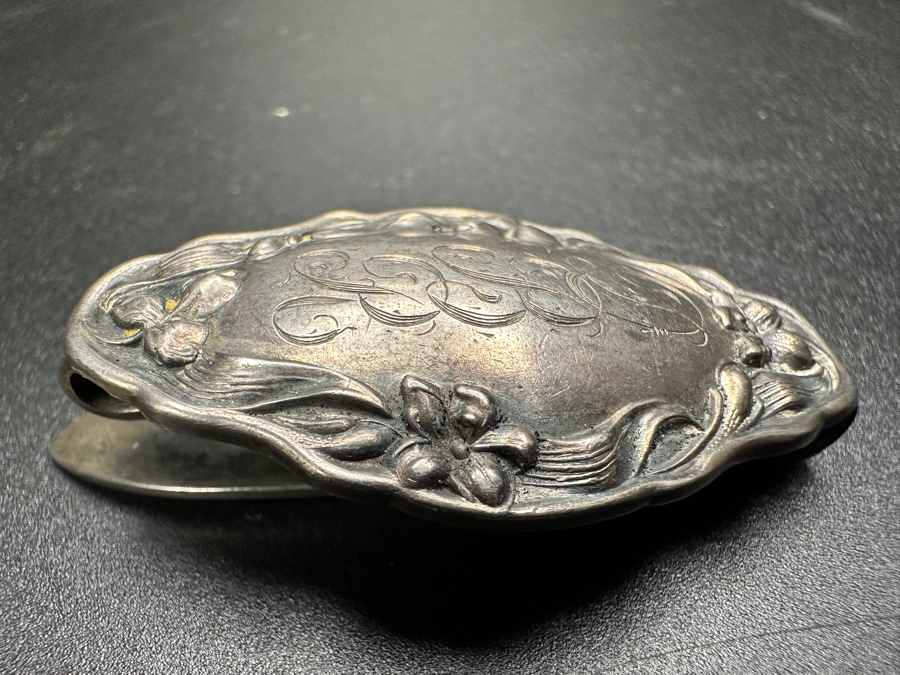 Vintage Sterling Silver Money Clip 17.6g [Photo 3]