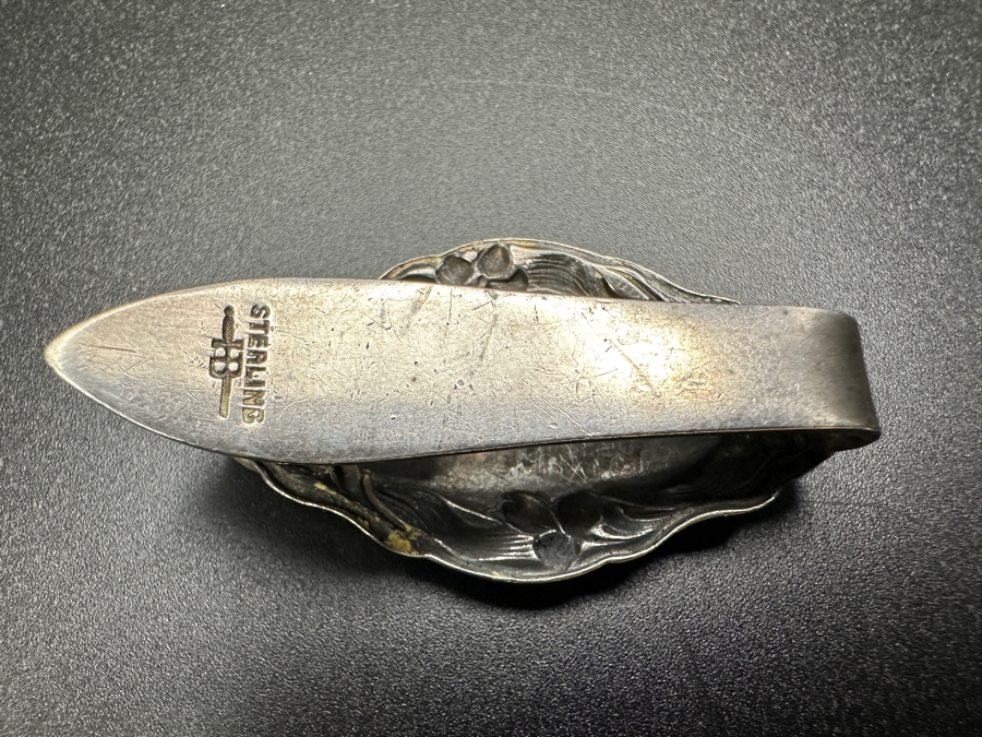 Vintage Sterling Silver Money Clip 17.6g [Photo 5]