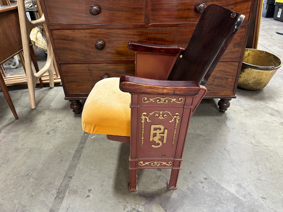 Vintage Movie Theater Seat 20W X 22D X 31H [Photo 6]
