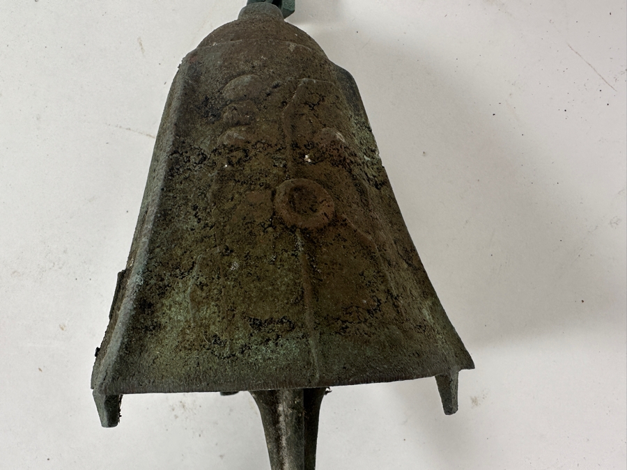 Vintage Paolo Soleri Bronze Brutalist Wind Chime Bell Signed 23'L [Photo 3]
