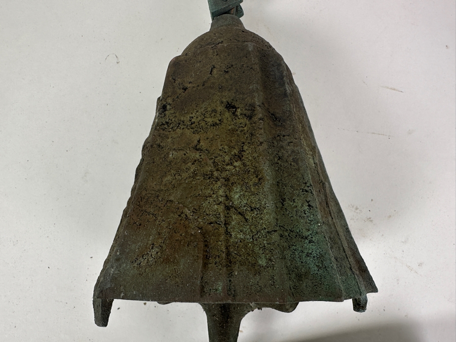 Vintage Paolo Soleri Bronze Brutalist Wind Chime Bell Signed 23'L [Photo 4]