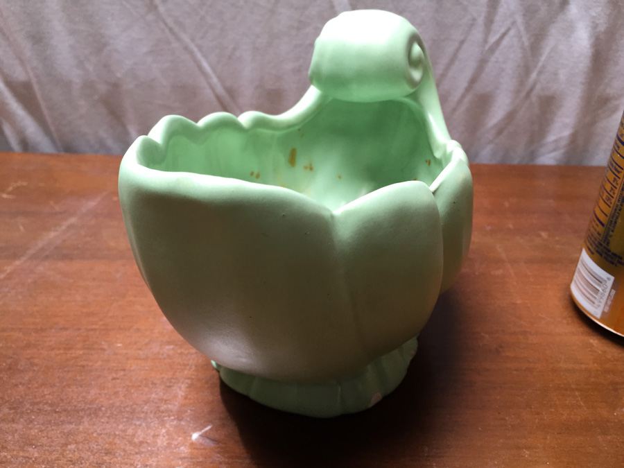 Vintage Green Planter Bowl [Photo 5]