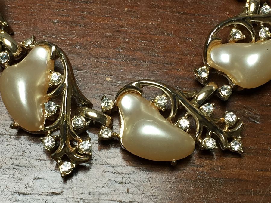 Vintage Jewelry Lot with Silverplated Jewelry Box [Photo 17]