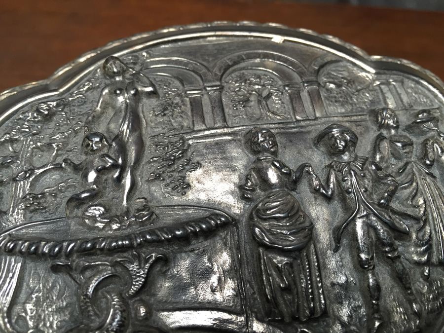 Vintage Jewelry Lot with Silverplated Jewelry Box [Photo 28]