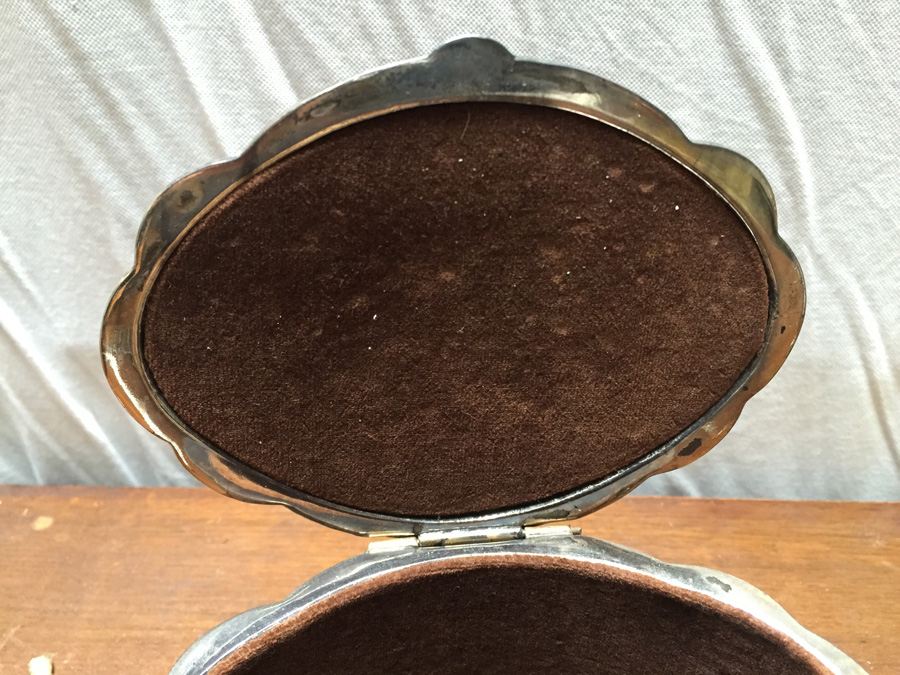 Vintage Jewelry Lot with Silverplated Jewelry Box [Photo 30]