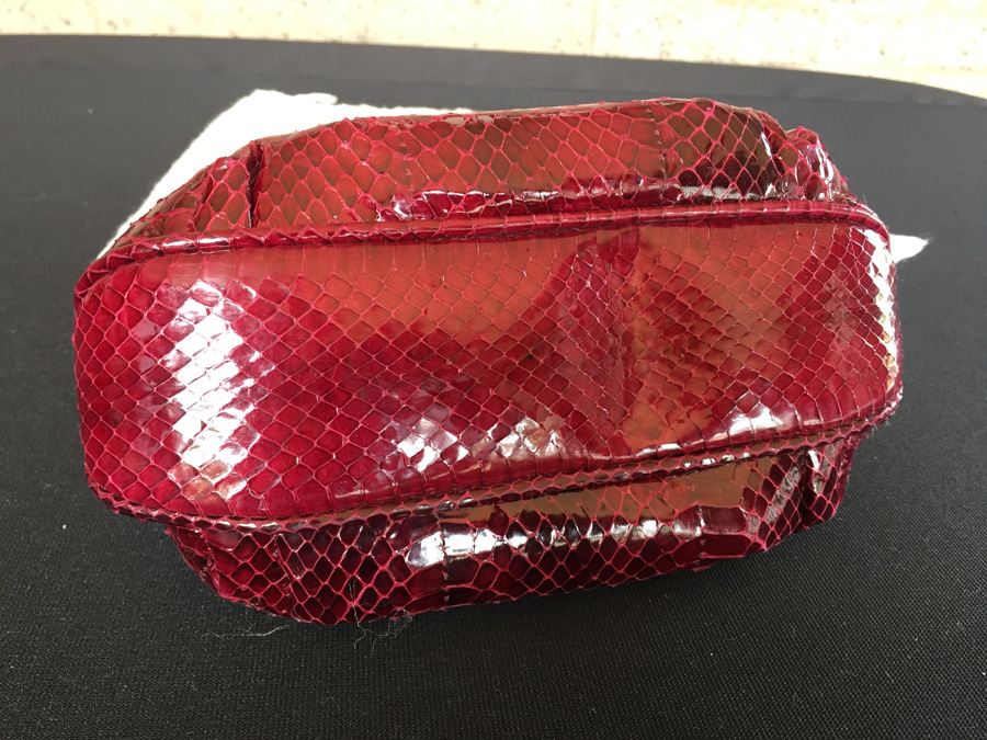 Susan Gail Genuine Snake Handbag [Photo 12]