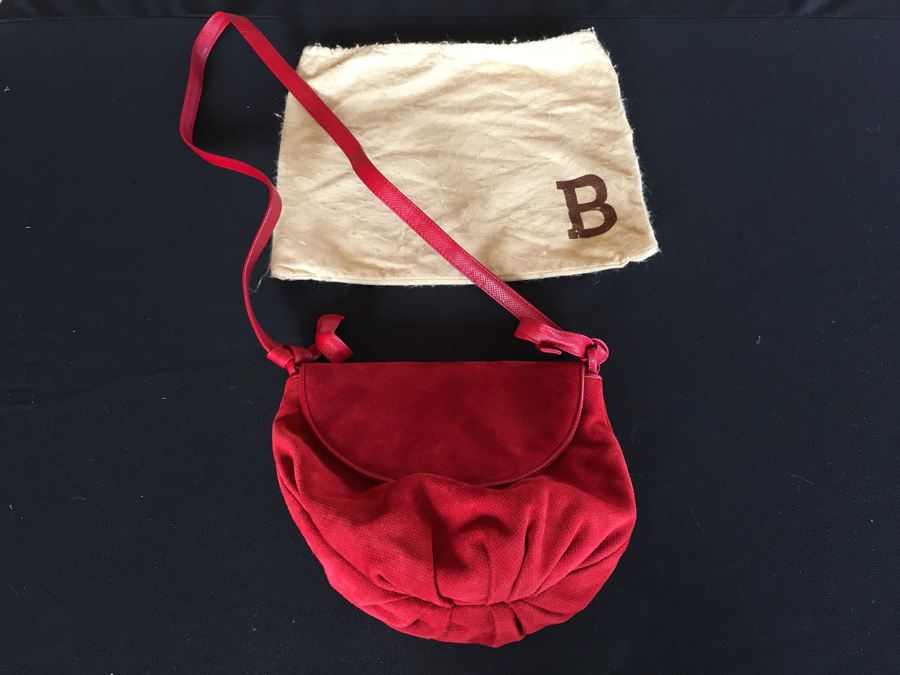 Bottega Veneta Red Handbag with Dust Cover Italy [Photo 1]