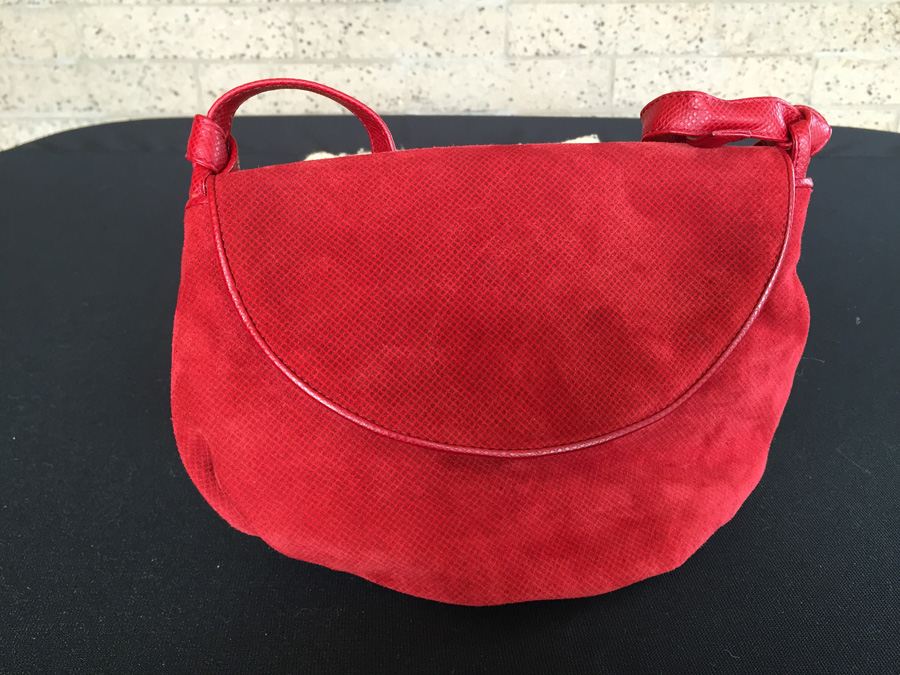 Bottega Veneta Red Handbag with Dust Cover Italy [Photo 2]