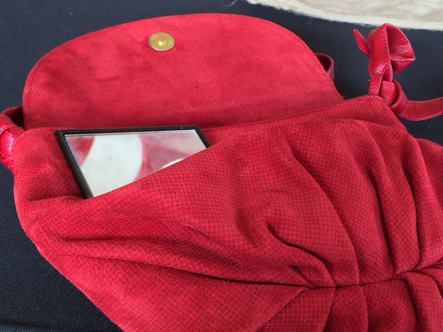 Bottega Veneta Red Handbag with Dust Cover Italy [Photo 19]