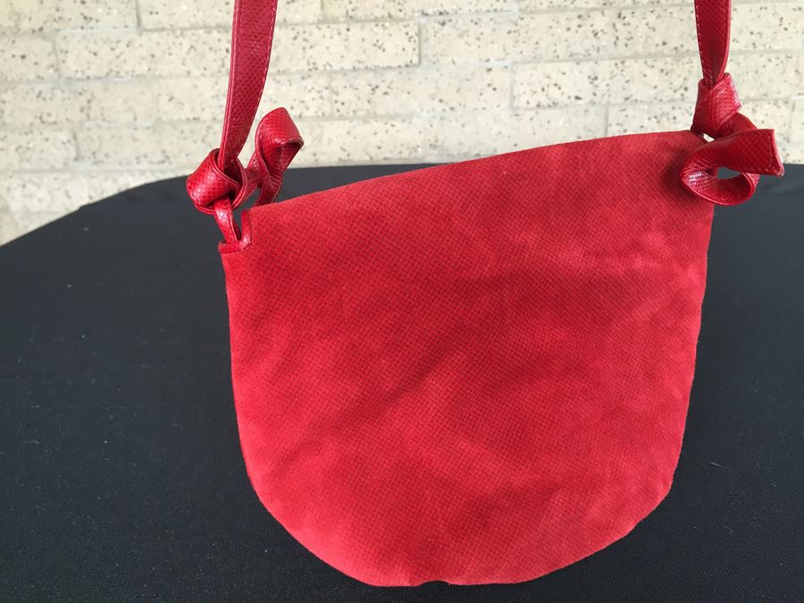 Bottega Veneta Red Handbag with Dust Cover Italy [Photo 7]