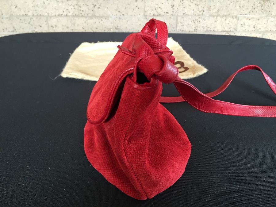 Bottega Veneta Red Handbag with Dust Cover Italy [Photo 5]