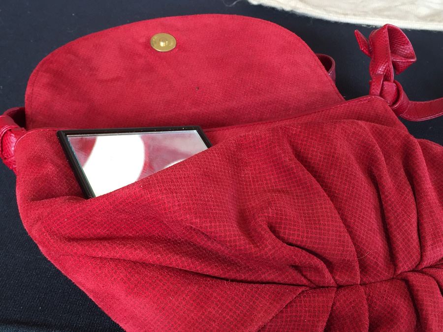 Bottega Veneta Red Handbag with Dust Cover Italy [Photo 18]