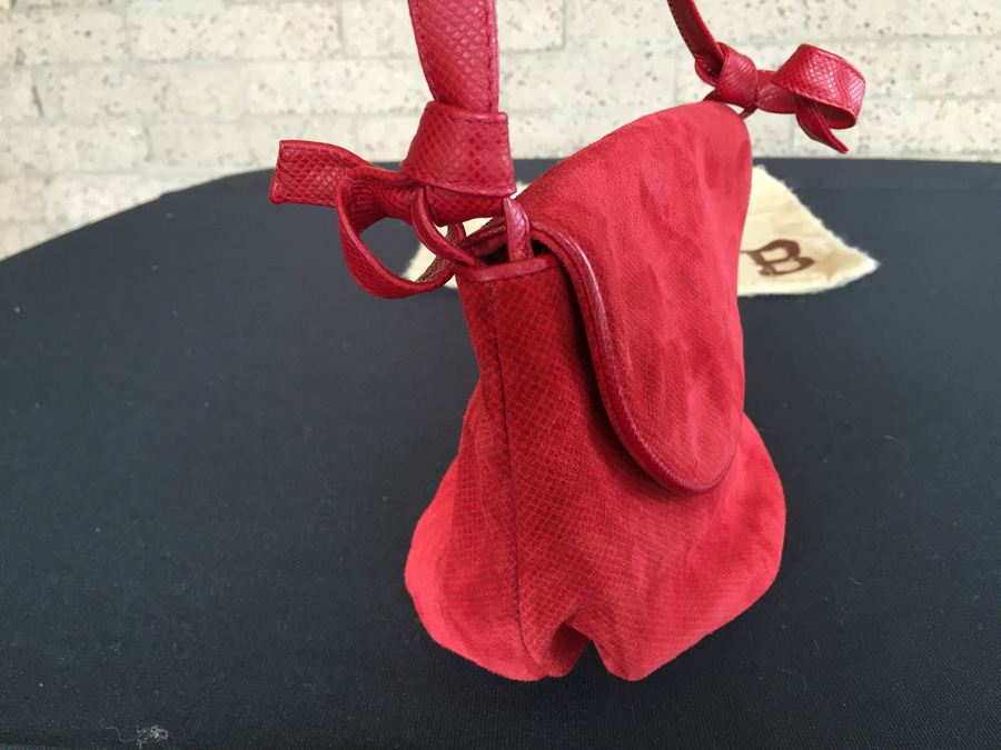 Bottega Veneta Red Handbag with Dust Cover Italy [Photo 8]