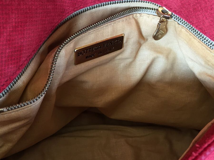 Bottega Veneta Red Handbag with Dust Cover Italy [Photo 15]