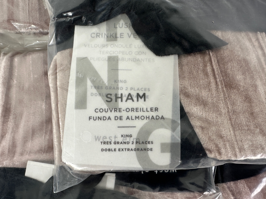  Just Added - (9) New West Elm Pillow Shams (4) King Size Shams & (5) Standard Size Shams [Photo 3]