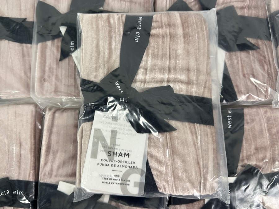  Just Added - (9) New West Elm Pillow Shams (4) King Size Shams & (5) Standard Size Shams [Photo 2]