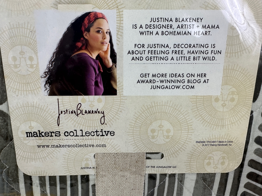 Just Added - New Justina Blakeney For Makers Collective Pinta Full/Queen Quilt Set With 2 Shams & Quilt [Photo 6]