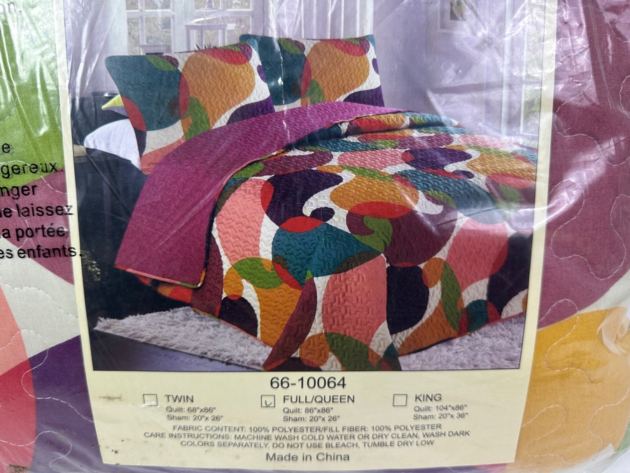 Just Added - New Full/Queen Quilt Set With 2 Shams [Photo 2]