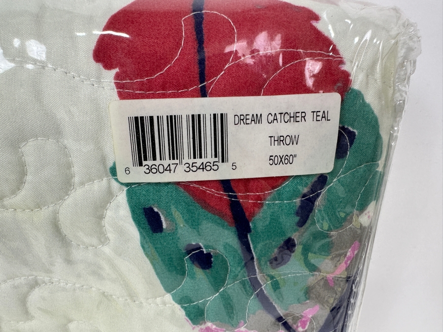 Just Added - New Dream Catcher Teal Throw Blanket 50' X 60' [Photo 2]