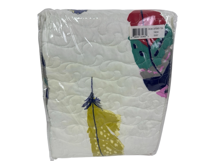 Just Added - New Dream Catcher Teal Throw Blanket 50' X 60'