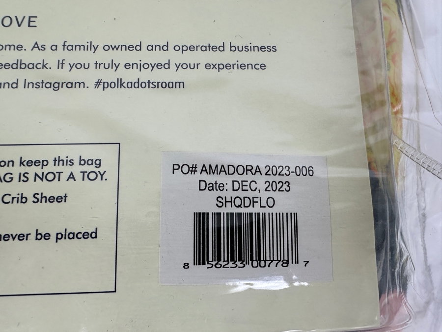 Just Added - New Amadora Designed Concepts Where The Polka Dots Roam Queen Bedding Set With Fitted Sheet, Flat Sheet & 2 Pillowcases [Photo 5]