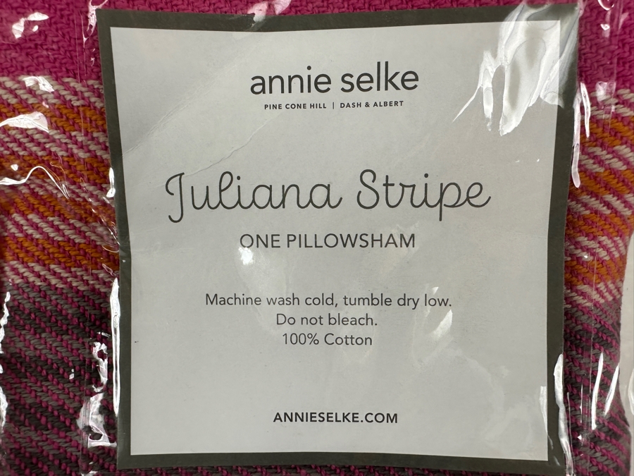 Just Added - New Annie Selke Juliana Stripe Blanket and Shams [Photo 5]