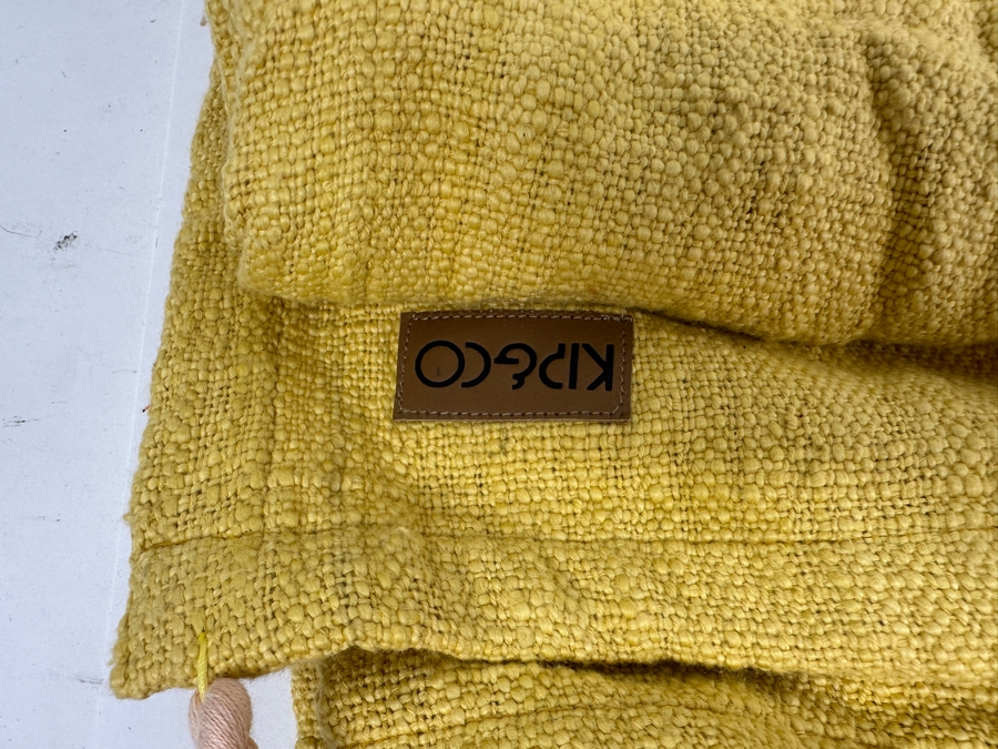 Just Added - New Kip & Co 100% Cotton Tassel Throw Designed In Melbourne / Made In India 180cm x 230cm Retails $175 [Photo 4]