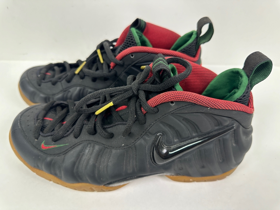 Just Added - Men's Size 8 Nike Foamposite Pro Gucci Shoes In Black [Photo 3]