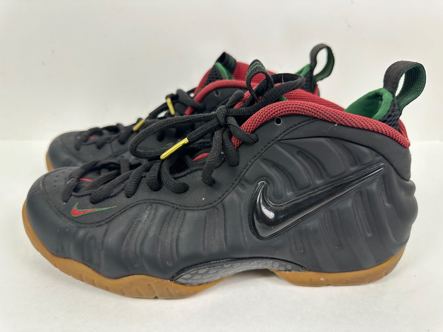 Just Added - Men's Size 8 Nike Foamposite Pro Gucci Shoes In Black [Photo 2]