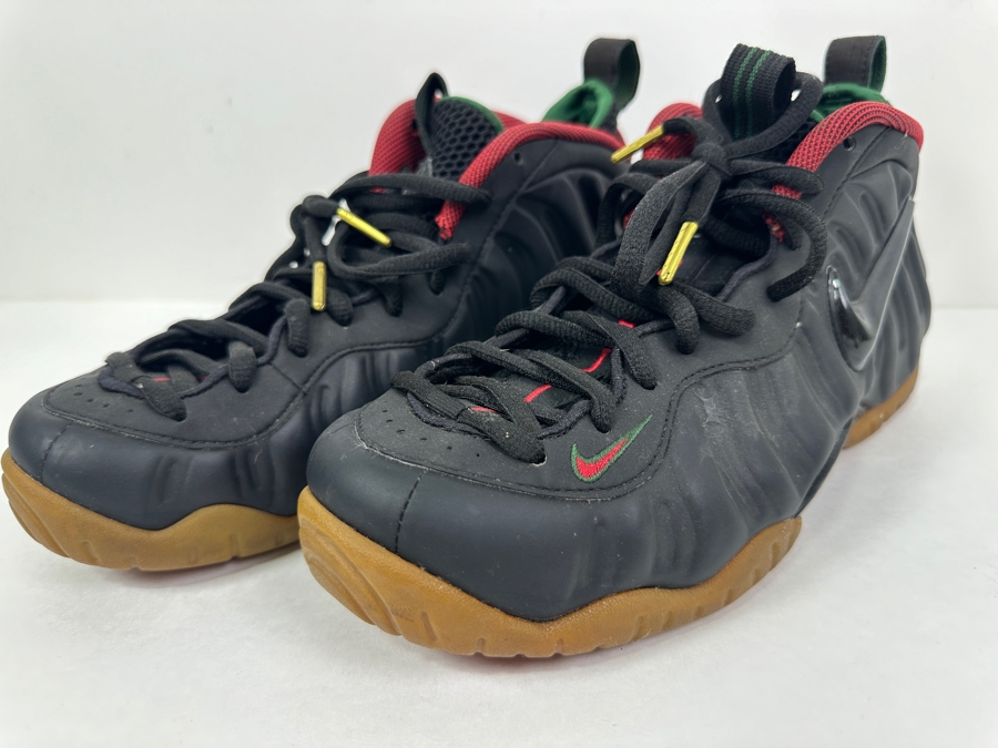 Just Added - Men's Size 8 Nike Foamposite Pro Gucci Shoes In Black [Photo 4]