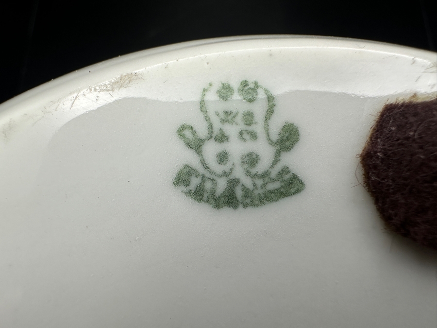 Vintage Hand Painted French Floral Bowl 9' x 7' [Photo 7]