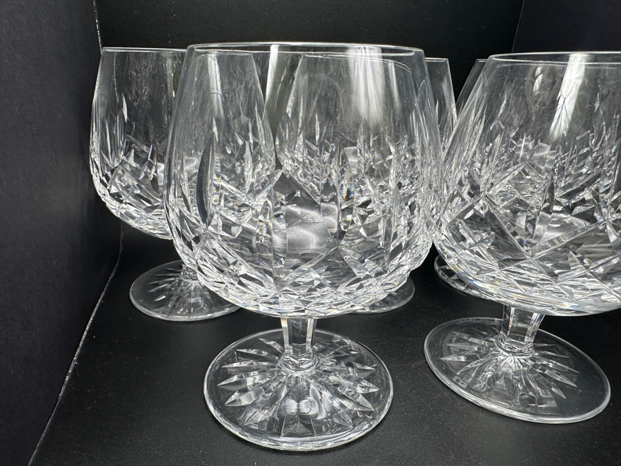 (5) Vintage Waterford Linsmore Brandy Glasses 5.25'H [Photo 5]