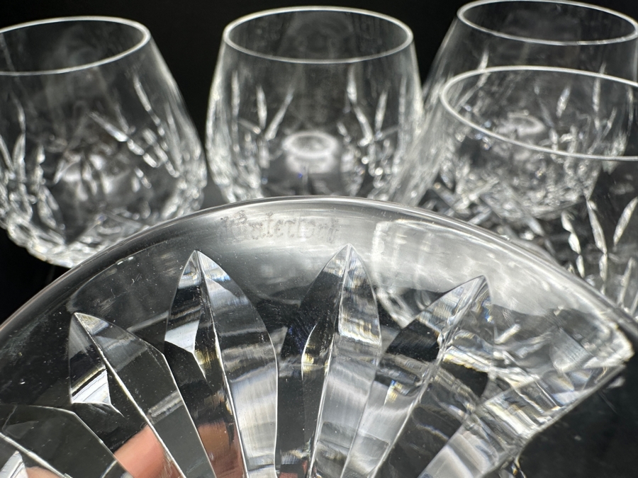 (5) Vintage Waterford Linsmore Brandy Glasses 5.25'H [Photo 6]