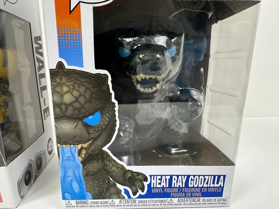 Funko Disney Wall-E 45 & Heat Ray Godzilla Vs. Kong 1018 Vinyl Figurines [Photo 4]