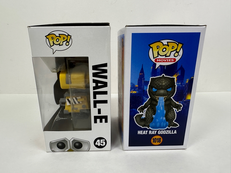 Funko Disney Wall-E 45 & Heat Ray Godzilla Vs. Kong 1018 Vinyl Figurines [Photo 5]