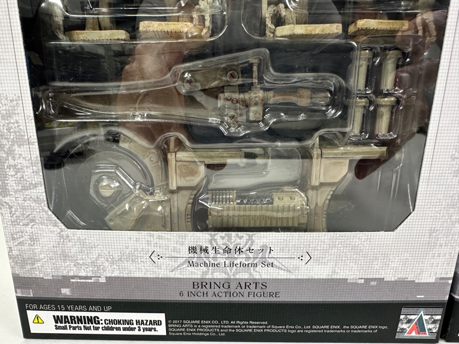 (2) Nier Automata Video Game Bring Arts 6' Action Figure Machine Lifeform Sets By Square Enix Featuring 2B And A Machine Lifeform [Photo 4]