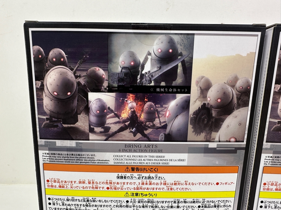 (2) Nier Automata Video Game Bring Arts 6' Action Figure Machine Lifeform Sets By Square Enix Featuring 2B And A Machine Lifeform [Photo 6]